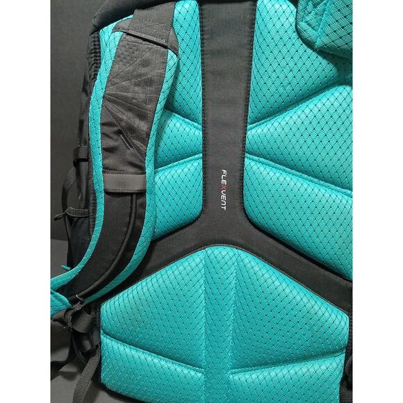 The North Face Borealis Backpack Hiking, Camping, School, Work Black Teal Purple - Picture 6 of 14